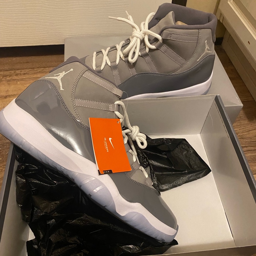 Cool grey Air Jordan 11s